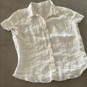 J. Jill White Button Down Shirt